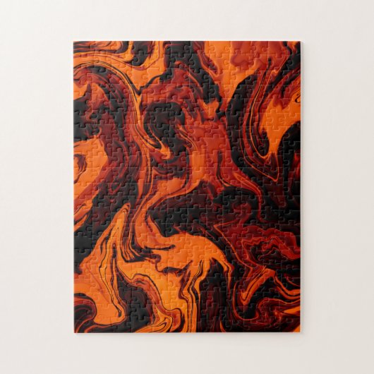 Flamme, Feuer, Abstrakt Puzzle (Vertikal)