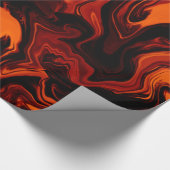 Flamme, Feuer, Abstrakte Fee Geschenkpapier (Ecke)