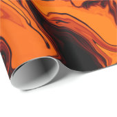 Flamme, Feuer, Abstrakte Fee Geschenkpapier (Rolleneckpunkt)