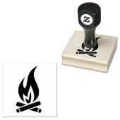 Flamme-Flamme im Freien Gummistempel (Stempel)