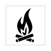 Flamme-Flamme im Freien Gummistempel (Prägung)