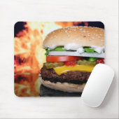 Flamme gebratenes Mousepad (Mit Mouse)