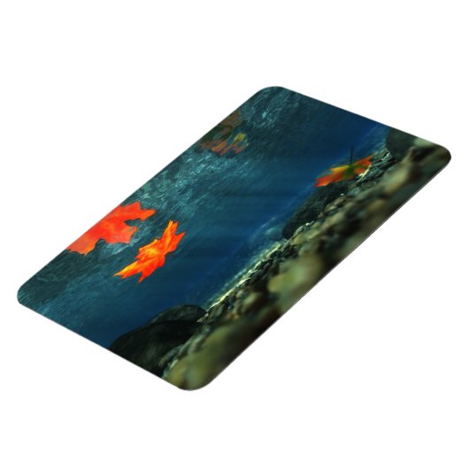 Flamme im Wasser-Magnet Magnet (Linke Seite)