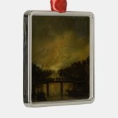 Flamme in Amsterdam Ornament Aus Metall (Rechts)