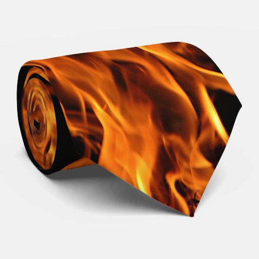 Flamme Krawatte (Gerollt)