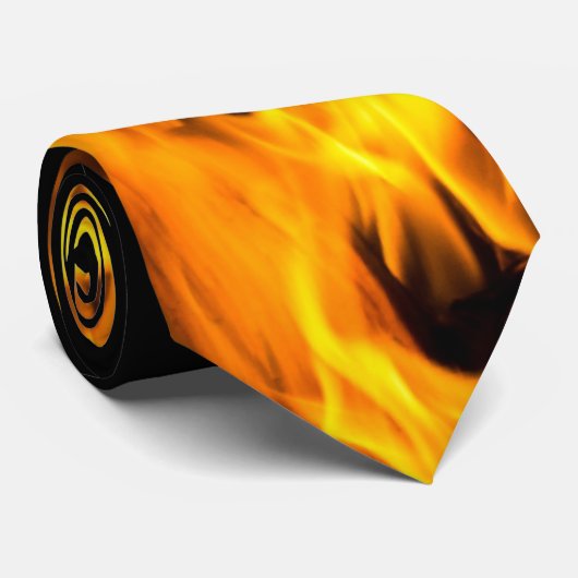 Flamme Krawatte (Gerollt)