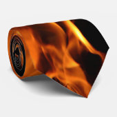 Flamme Krawatte (Gerollt)