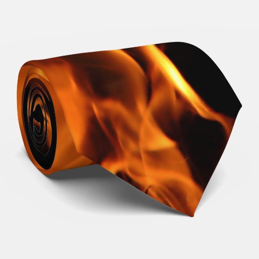 Flamme Krawatte (Gerollt)