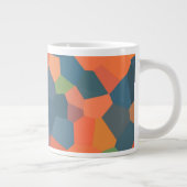 Flamme, Mitternacht, grüne Jumbo-Tasse (Rechts)