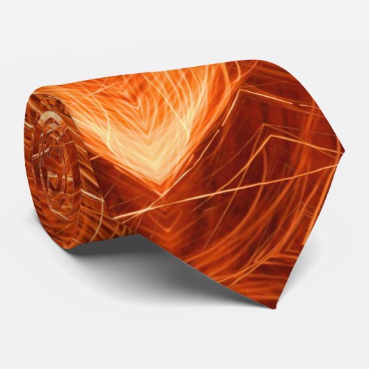 Flamme neun krawatte (Gerollt)