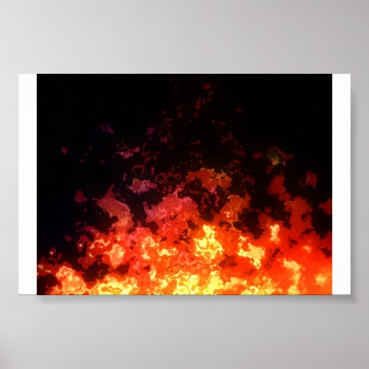 Flamme Poster (Vorne)
