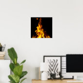 Flamme Poster (Heimbüro)