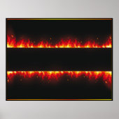 Flamme Poster (Vorne)