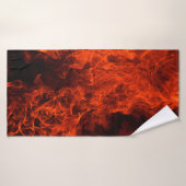 Flamme schwarz heiß badehandtuch (Badehandtuch)