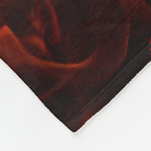 Flamme schwarz heiß fleecedecke (Ecke)