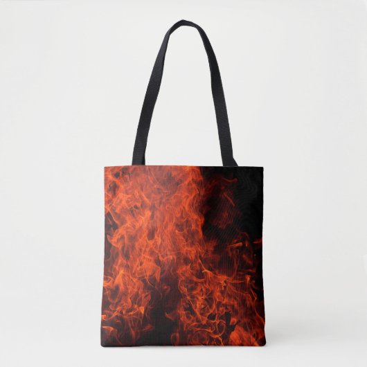 Flamme schwarz heiß tasche (Vorderseite)