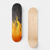 Flamme Skateboard (Vorderseite)