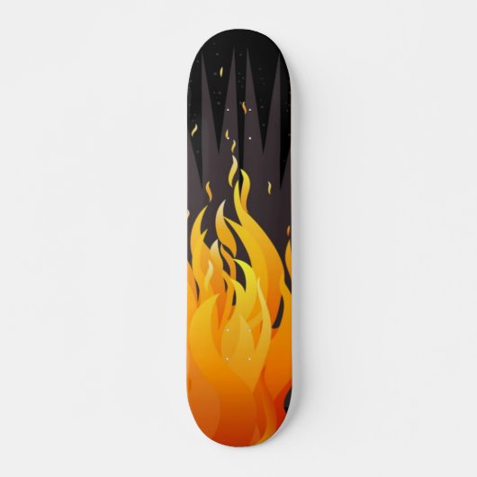 Flamme Skateboard (Vorne)