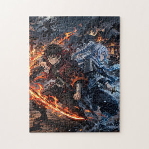 Flamme und Frost Dämonenjäger Puzzle