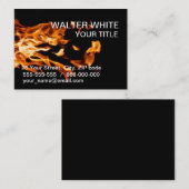 Flamme Visitenkarte (Vorne/Hinten)