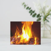 Flammen 012 Postkarte (Stehend Vorderseite)