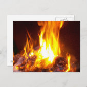 Flammen 012 Postkarte (Vorne/Hinten)