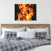 Flammen auf Leinwand Kunstdruck (Insitu (Schlafzimmer))