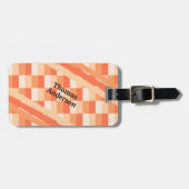 Flammen aus einer Kerze gestrichen Gepäckanhänger (Vorderseite horizontal)