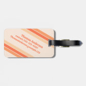 Flammen aus einer Kerze gestrichen Gepäckanhänger (Rückseite horizontal)