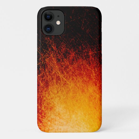 Flammen aus zerklüftetem Feuer Case-Mate iPhone Hülle (Rückseite)