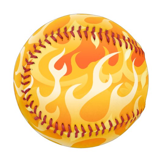Flammen Baseball (Vorderseite Links)