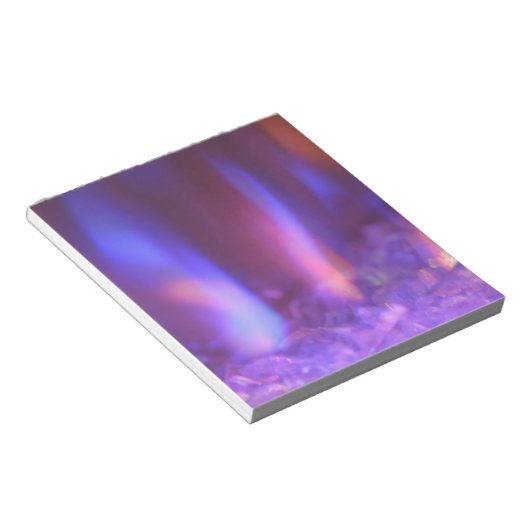 Flammen brennen notizblock (angewinkelt)