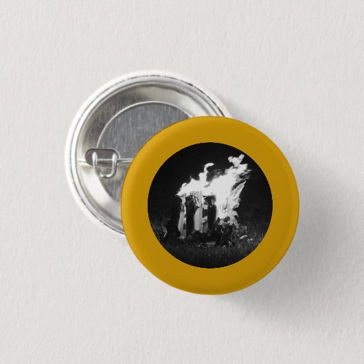 Flammen Button (Vorne & Hinten)