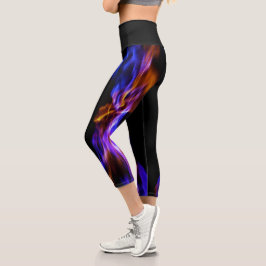 Flammen Capri Leggings
