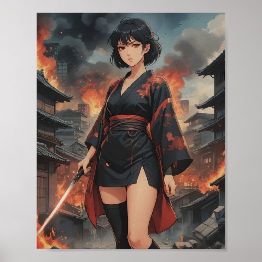 Flammen der Entschlossenheit 2 Poster (Vorne)