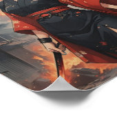 Flammen der Entschlossenheit 3 Poster (Ecke)