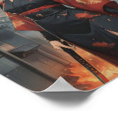 Flammen der Entschlossenheit 4 Poster (Ecke)