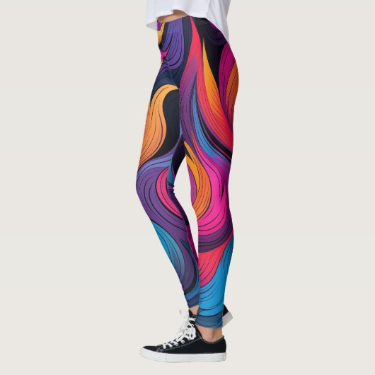 Flammen der Farbe Leggings (Links)