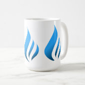 Flammen der Feuer-Tasse Kaffeetasse (VorderseiteRechts)