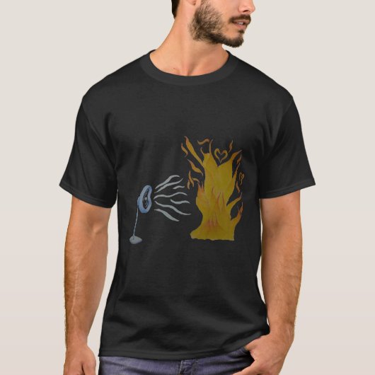 Flammen der Liebe anheizen T-Shirt (Vorderseite)