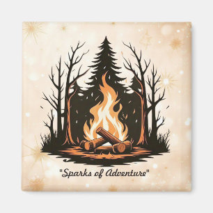 "Flammen des Abenteuers" Magnet