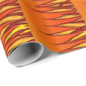 Flammen des Feuers Geschenkpapier (Rolleneckpunkt)