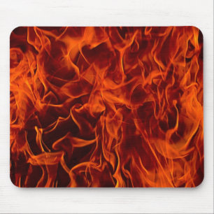 Flammen des Feuers Mousepad