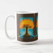 Flammen des Herbstes Kaffeetasse (Links)