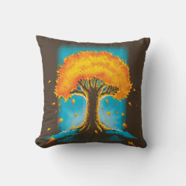 Flammen des Herbstes Kissen