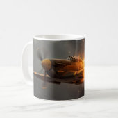 Flammen des Himmels: Aufstieg eines Spitfire Kaffeetasse (Vorderseite Links)