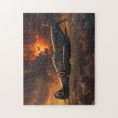 Flammen des Himmels: Aufstieg eines Spitfire Puzzle (Vertikal)