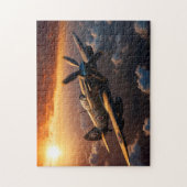 Flammen des Himmels: Aufstieg eines Spitfire Puzzle (Vertikal)