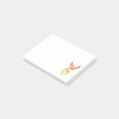 Flammen des Phönix Post-it Klebezettel (angewinkelt)