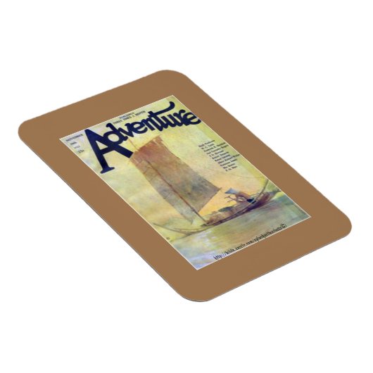 "Flammen des Sturms durch W. C. Tuttle" Magnet (Rechte Seite)